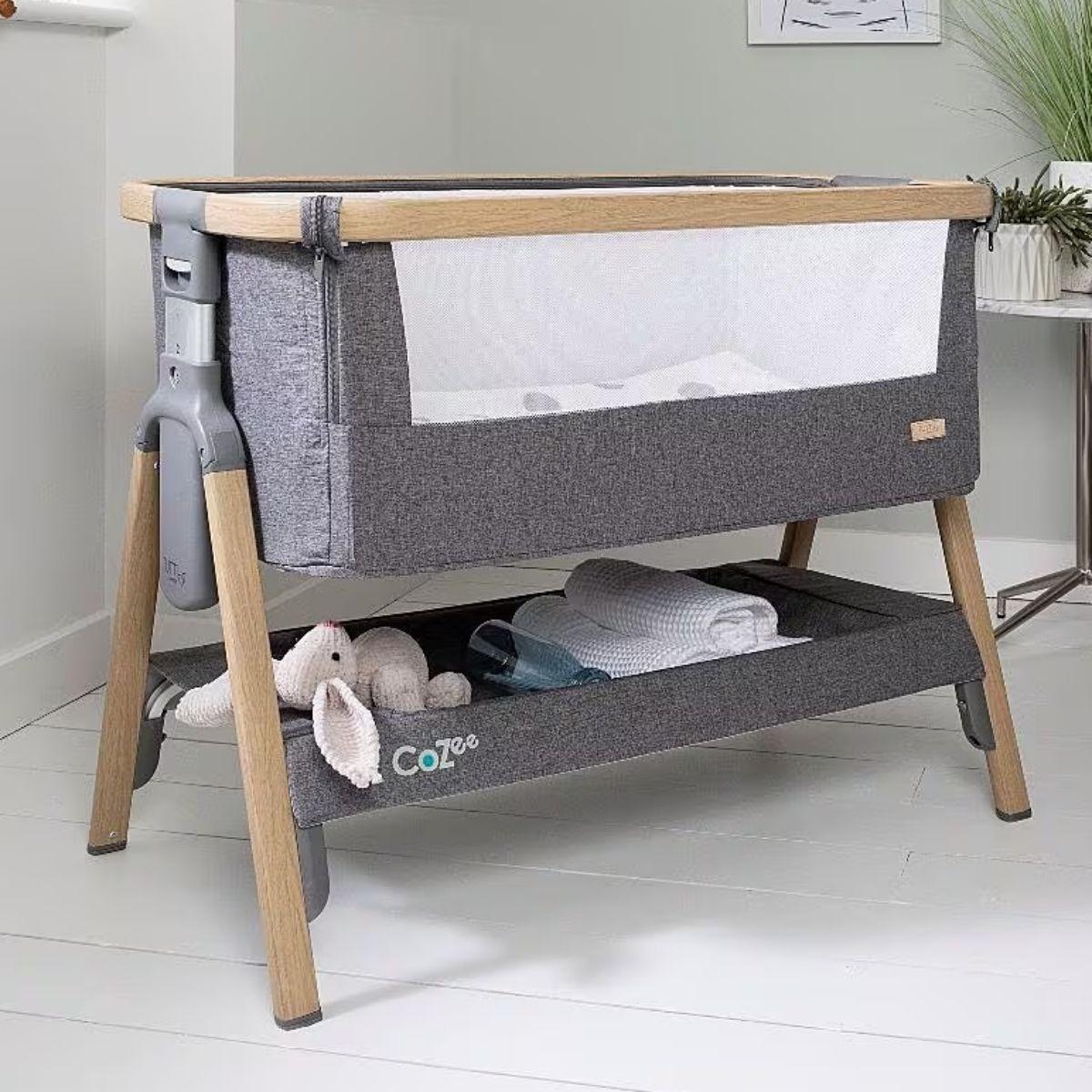 Tutti Bambini Cozee Air Bedside Crib - Assorted Colours